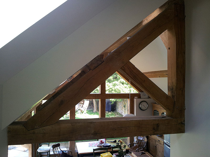 oak frame kitchen extension sherbourne dorset