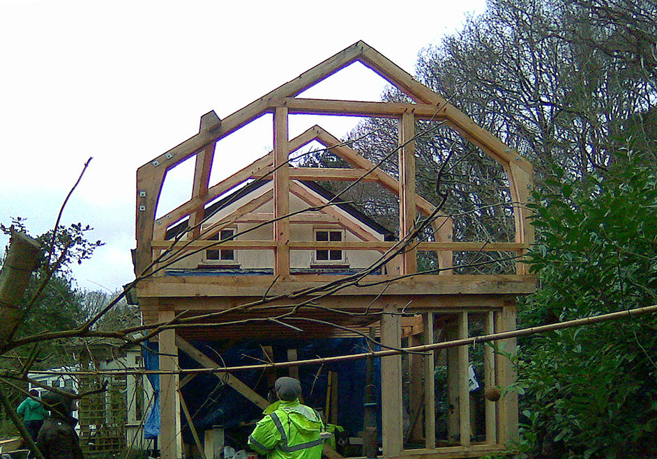 building timber frame structure dorset